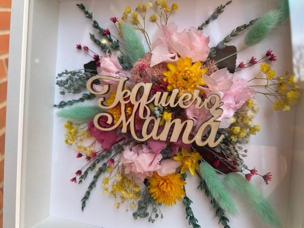 cuadro de flores para mama